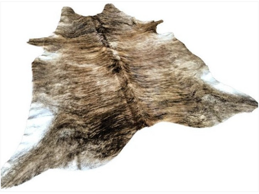 A Tri-Color Cowhide Rug
