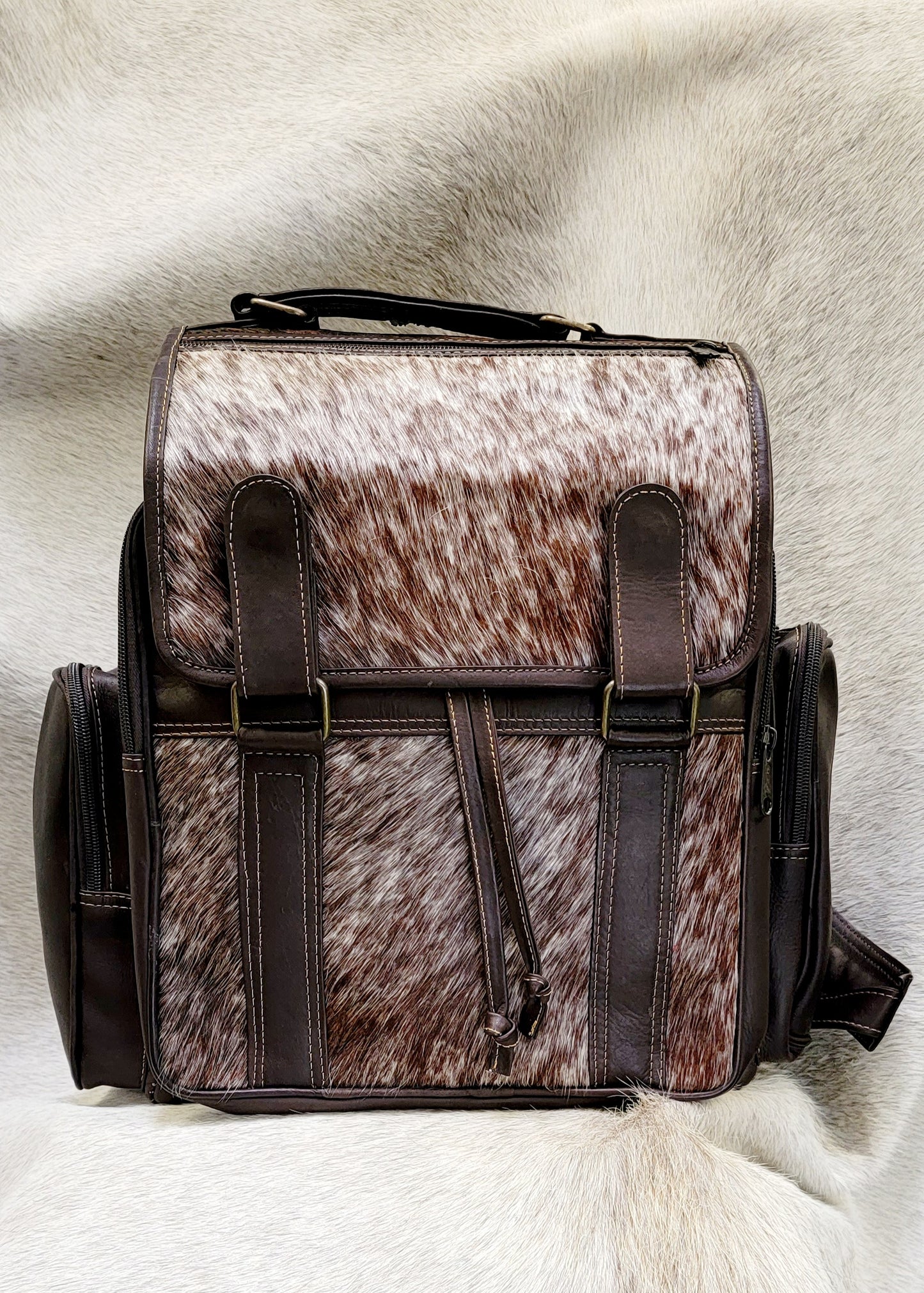 Cowhide Backpack Bag