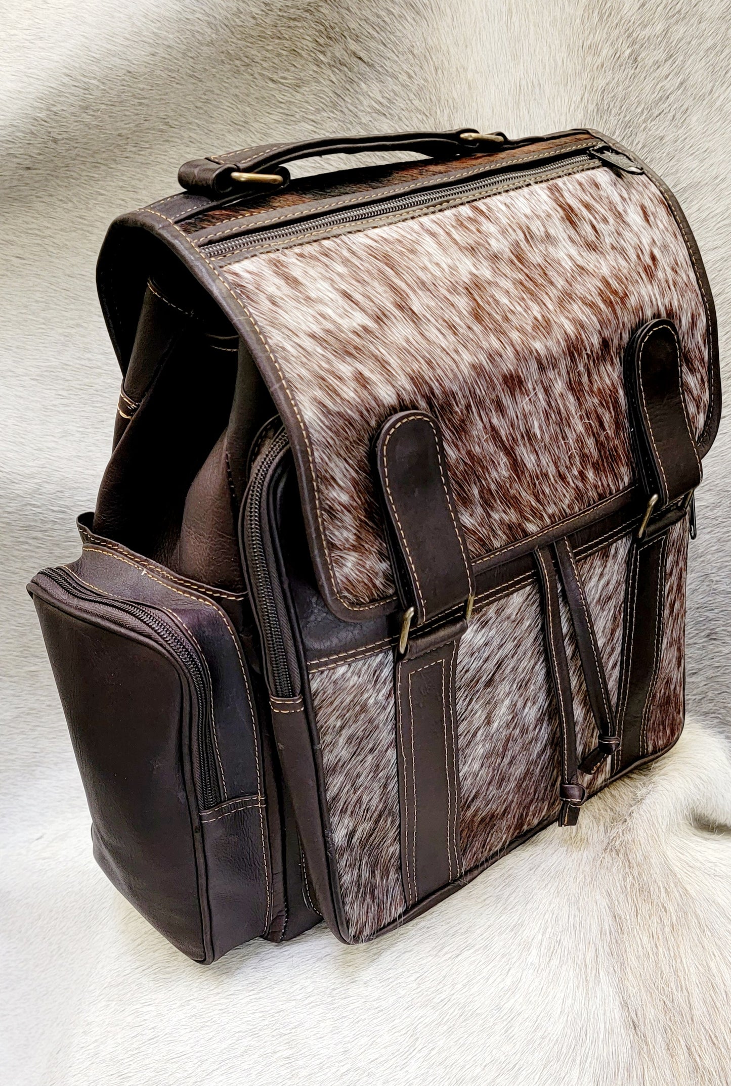 Cowhide Backpack Bag