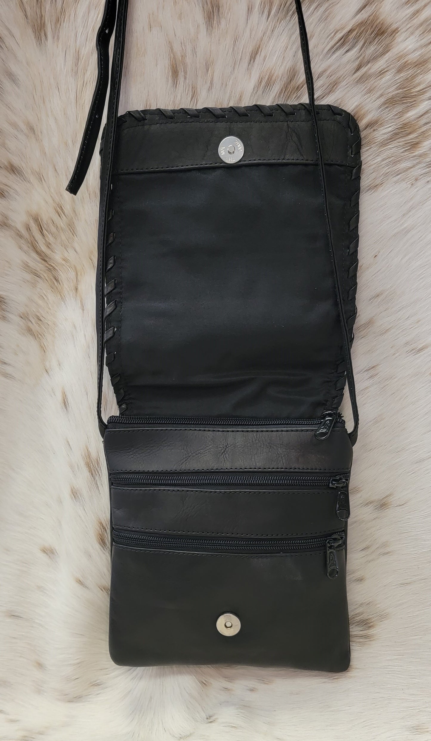 San Antonio Cowhide Crossbody Purse