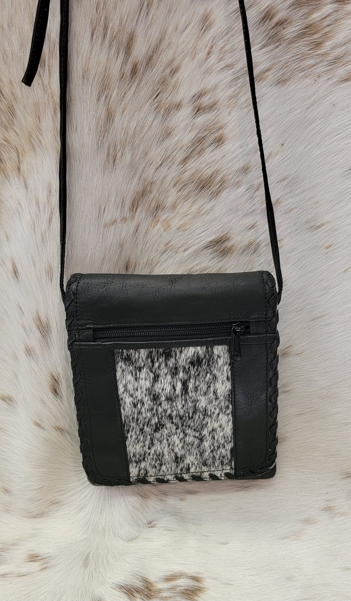 San Antonio Cowhide Crossbody Purse