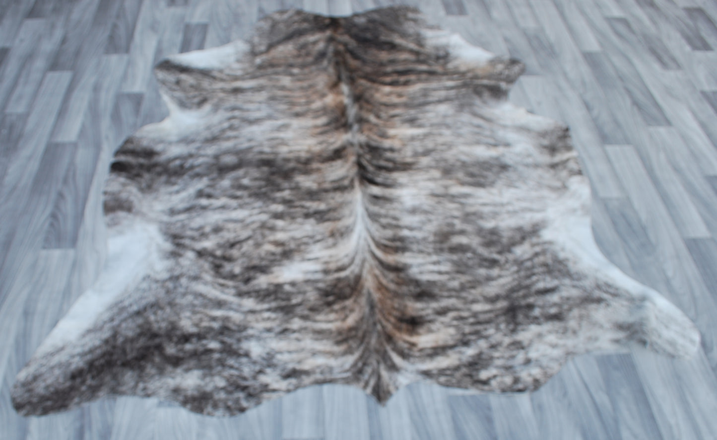 Cowhide Rug Gray Brindle