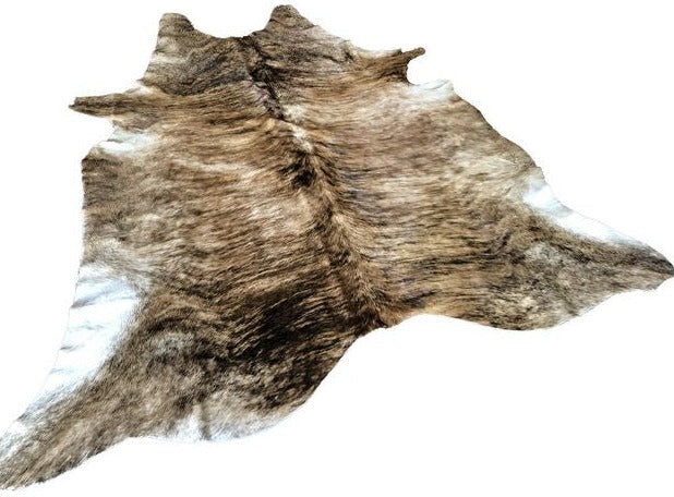tricolored cowhide rug