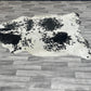 Cowhide Rug v73 black and white